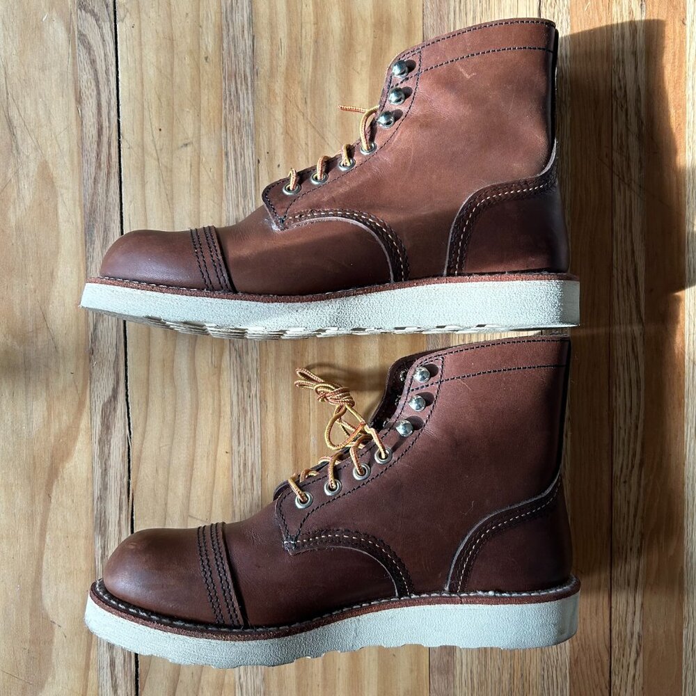 *RARE* Red Wing Iron Ranger Traction Tred Men's 6-inch Boot in Amber - Men's 6D - Picture 11 of 16
